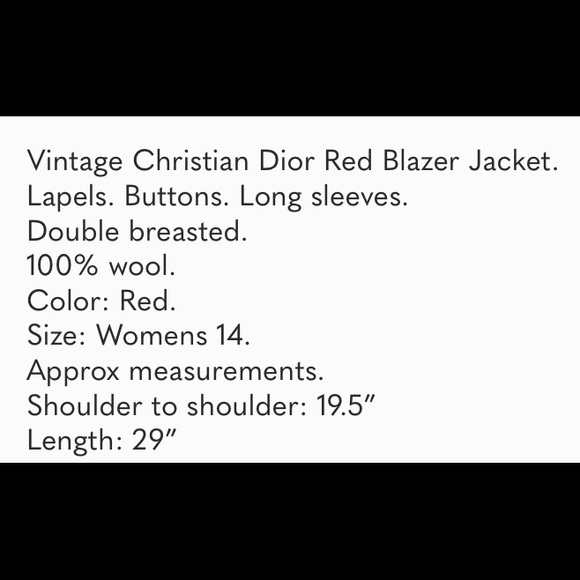 Dior blazer - Picture 11 of 11